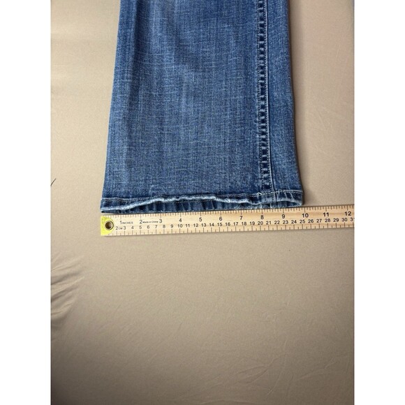 Vigoss Jeans Boot Cut Denim Jeans Women's Size 14 Distressed - Picture 4 of 9